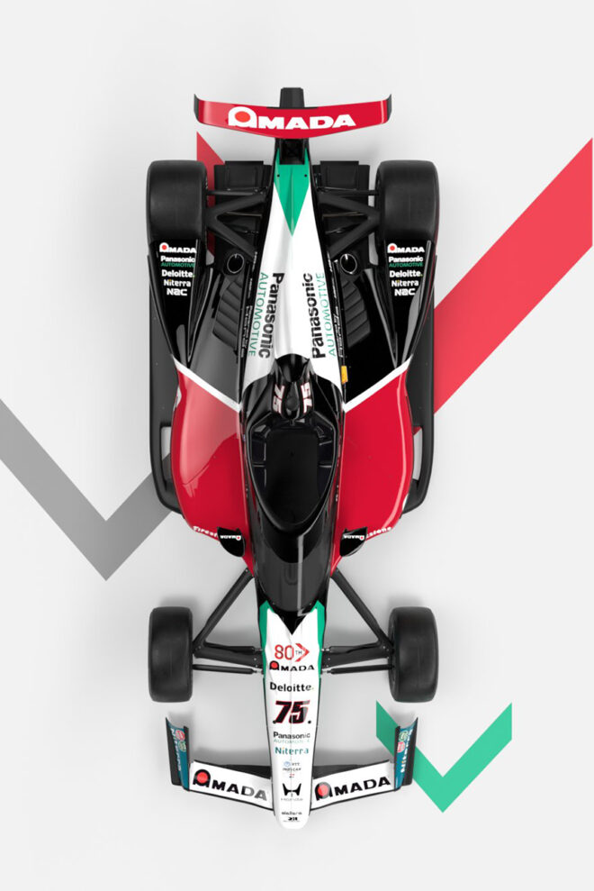 2026年第110回インディ500に参戦する佐藤琢磨のマシンカラーリング