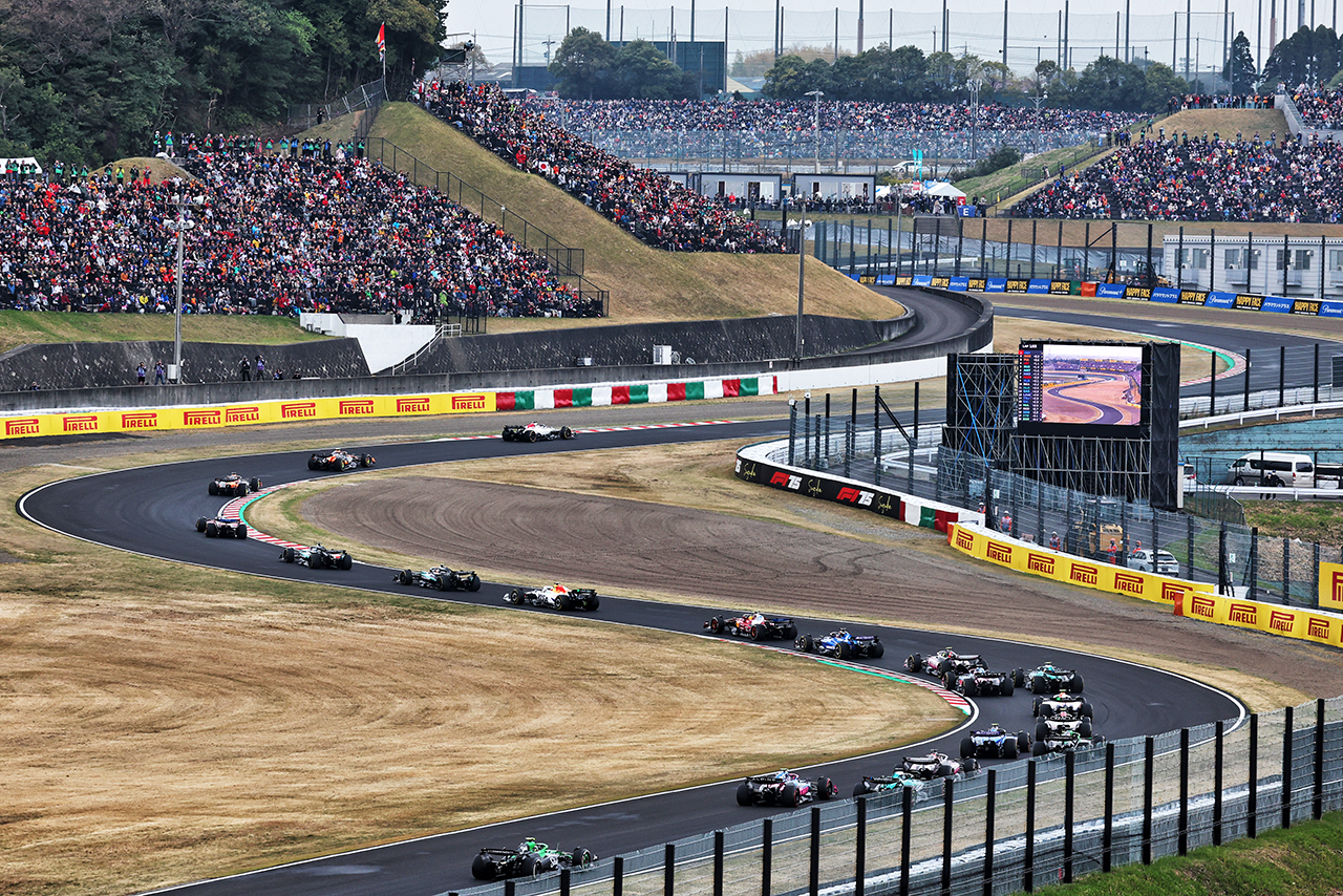 2025年F1第3戦日本GP決勝／鈴鹿サーキットのS字コーナー