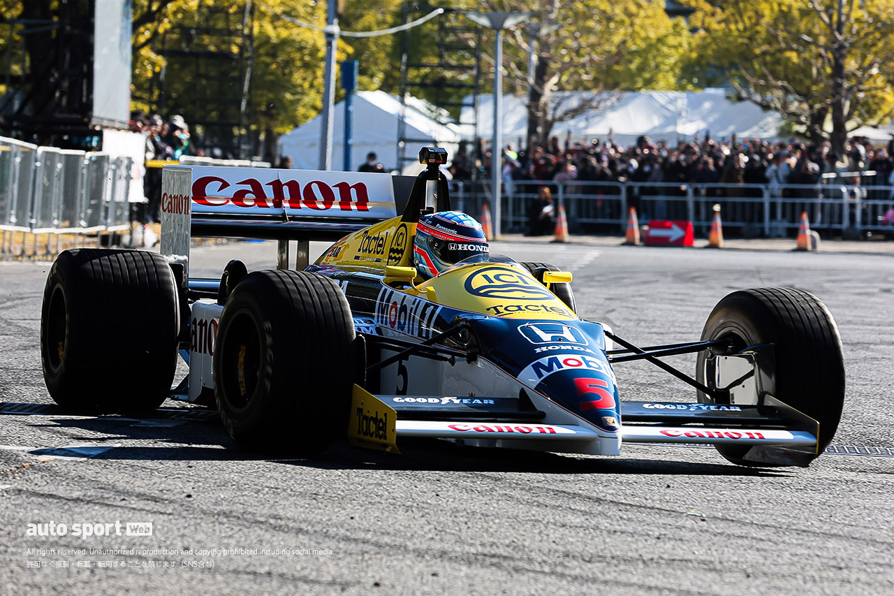 ホンダ初のF1タイトル獲得マシン『FW11』が富士スピードウェイで全開走行へ。モーターファンフェスタでデモラン決定