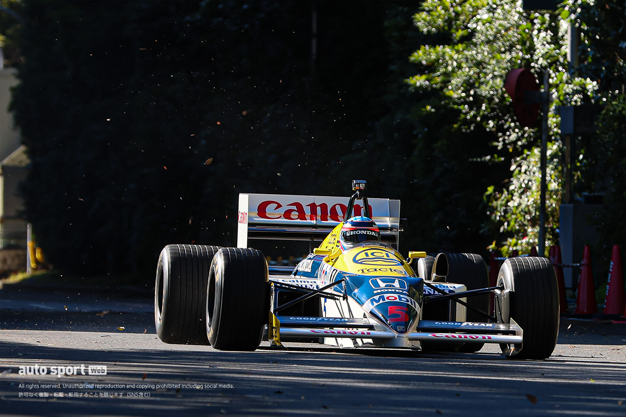 ホンダ初のF1タイトル獲得マシン『FW11』が富士スピードウェイで全開走行へ。モーターファンフェスタでデモラン決定