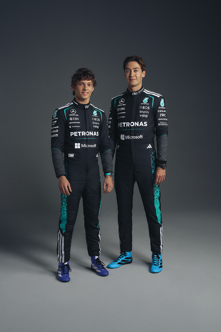 アンドレア・キミ・アントネッリとジョージ・ラッセル（メルセデス）