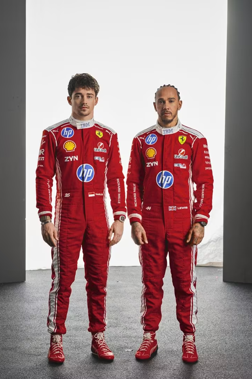 シャルル・ルクレールとルイス・ハミルトン（フェラーリ）