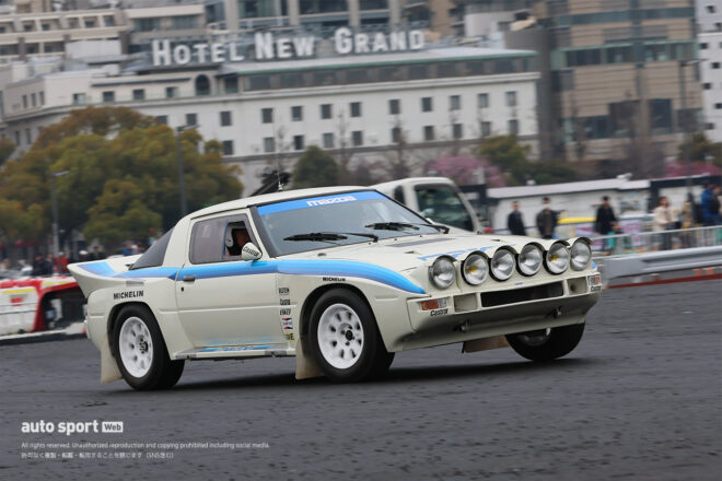 ル・マンクラス優勝＆WRCグループBの激レアロータリーマシンが横浜で力走【JAFモータースポーツジャパン2026写真日記】