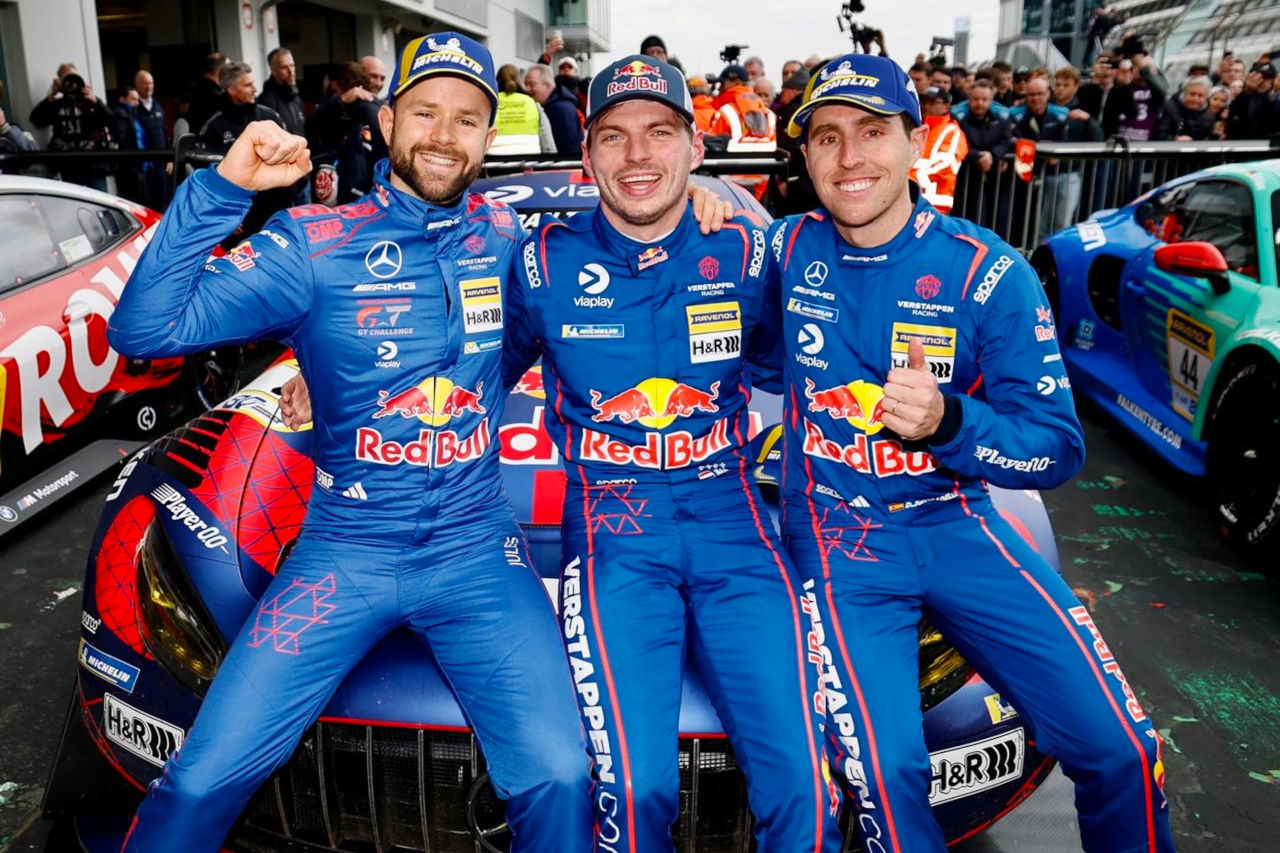 マックス・フェルスタッペン、ニュルブルクリンク耐久で早くも2勝目。メルセデスAMGデビュー戦はポール・トゥ・ウイン