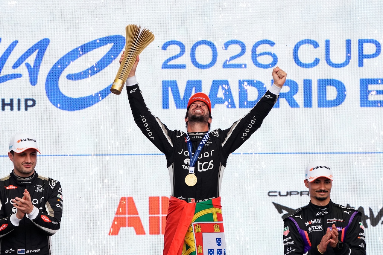 ダ・コスタが今季2勝目。16番手発進のエバンスが続きジャガーがワンツーを飾る／フォーミュラE第6戦マドリード