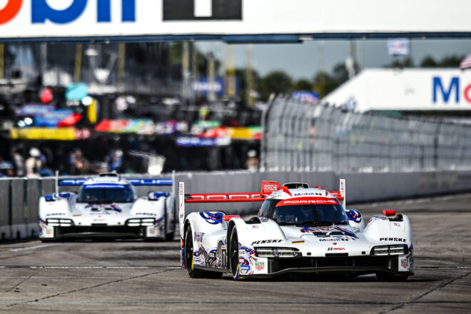 特別カラーのポルシェ・ペンスキーが逆転で1-2達成。GTDプロも911 GT3 Rがワン・ツー飾る【セブリング12時間レース決勝レポート】