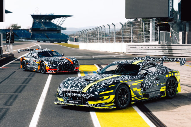 メルセデスAMG、開発中の次世代GT3カーを発表。ベースとなる市販モデルも同時公開