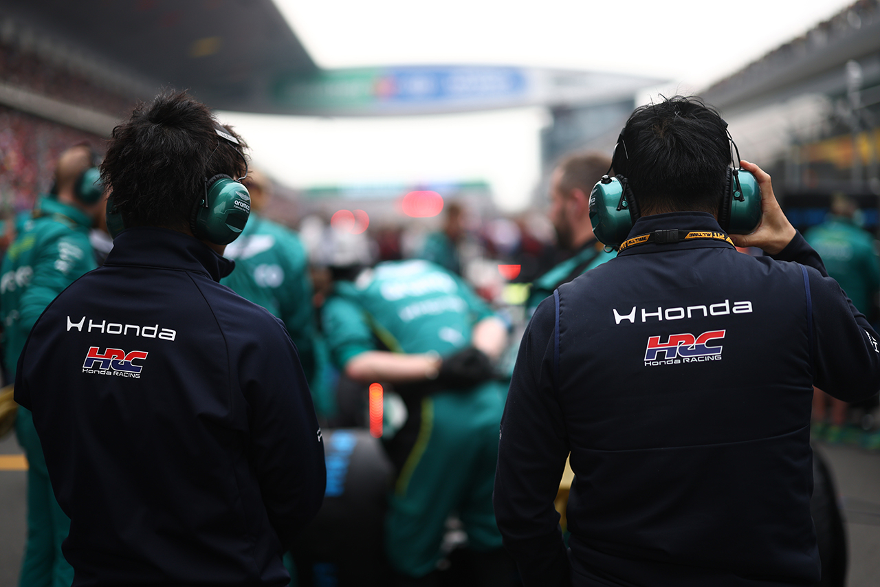 2026年F1第2戦中国GP　アストンマーティンをサポートするホンダ／HRCのエンジニア