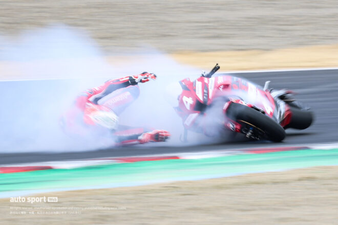 転倒を喫した野左根航汰（Astemo Pro Honda SI Racing）／2026全日本ロード PRE-TEST “Round ZERO” 1日目