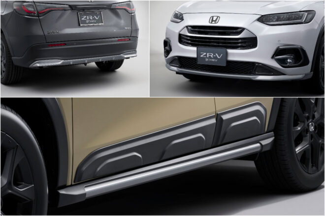 改良型『ホンダZR-V』はe：HEVに一本化。ハニカムグリル採用の特別仕様車“クロスツーリング”を新設定