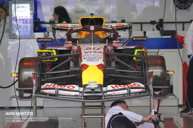 2026年F1第3戦日本GP木曜日　リアム・ローソン（レーシングブルズ）の車両