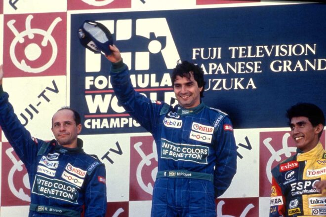 1990年F1日本GP　表彰式