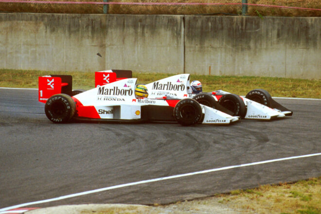 王座を争うセナとプロストが……37年前のF1日本GPで起きた“事件”を当時のエンジニアが回想「最悪の懸念が現実のものとなった」