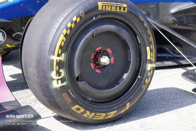 2026年F1第3戦日本GP金曜日／アルピーヌA526のフロントホイール＆ホイールカバー