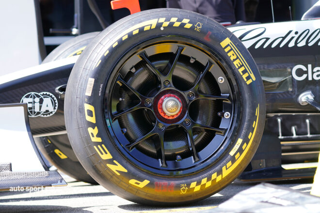 2026年F1第3戦日本GP金曜日／キャデラックMAC-26のフロントホイール