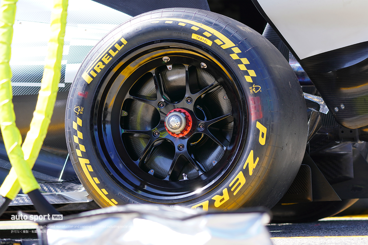 2026年F1第3戦日本GP金曜日／キャデラックMAC-26のリヤホイール