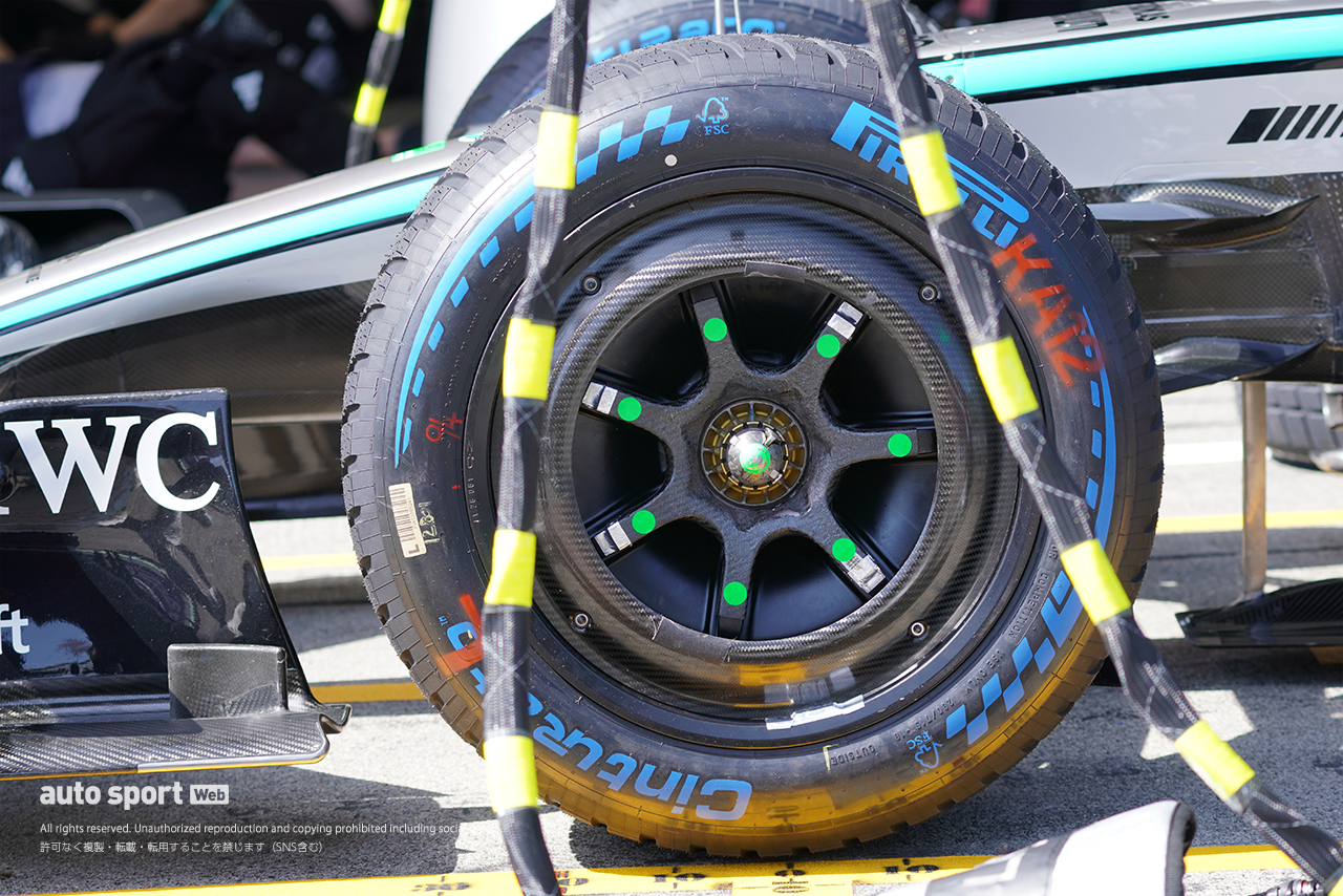 2026年F1第3戦日本GP金曜日／メルセデスW17のフロントホイール＆ホイールカバー