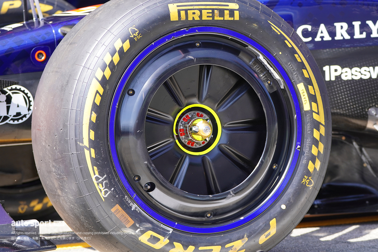 2026年F1第3戦日本GP金曜日／レッドブルRB22のフロントホイール＆ホイールカバー