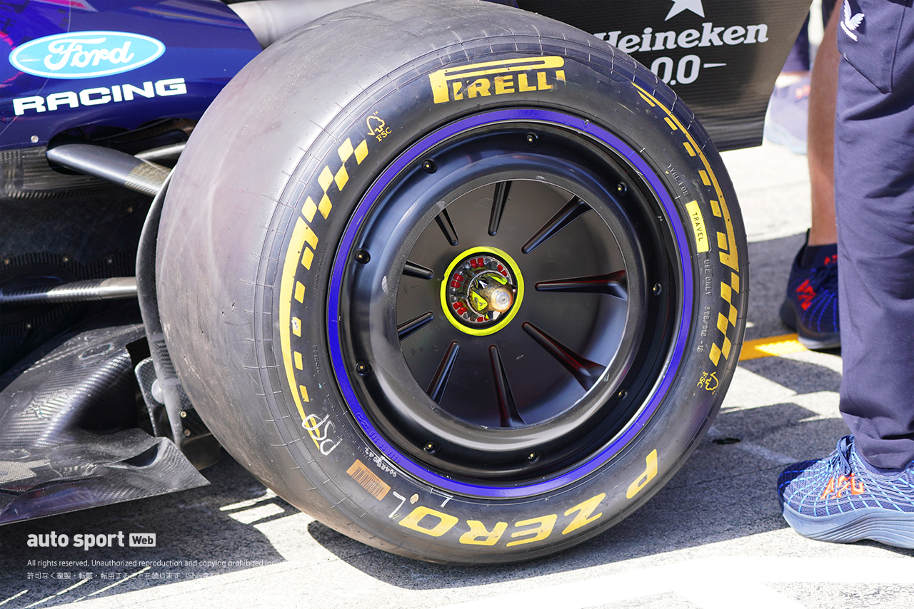 2026年F1第3戦日本GP金曜日／レッドブルRB22のリヤホイール＆ホイールカバー
