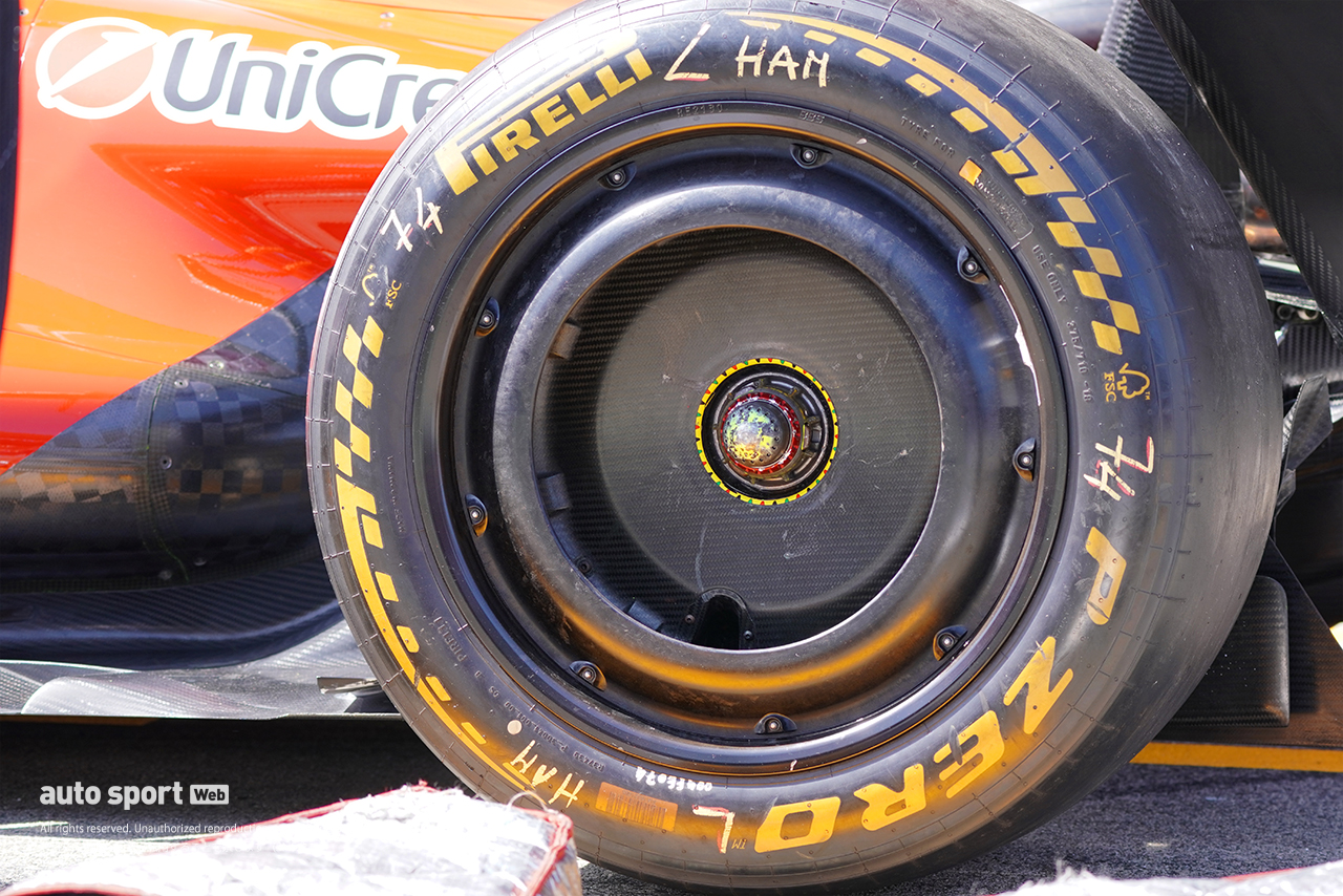 2026年F1第3戦日本GP金曜日／フェラーリSF-26のリヤホイール＆ホイールカバー