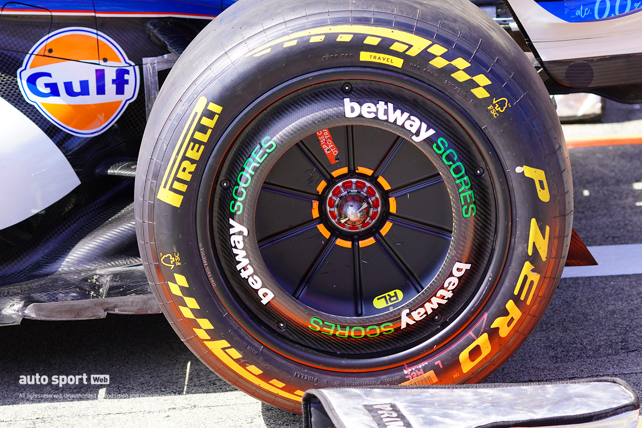 2026年F1第3戦日本GP金曜日／ウイリアムズFW48のリヤホイール＆ホイールカバー