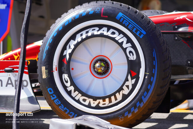 2026年F1第3戦日本GP金曜日／レーシングブルズVCARB 03のリヤホイール＆ホイールカバー