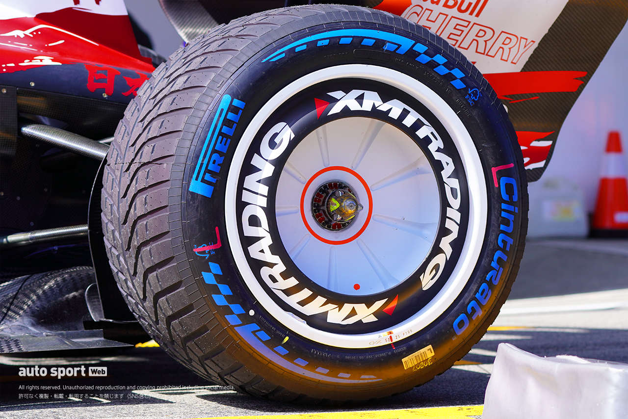 2026年F1第3戦日本GP金曜日／レーシングブルズVCARB 03のリヤホイール＆ホイールカバー