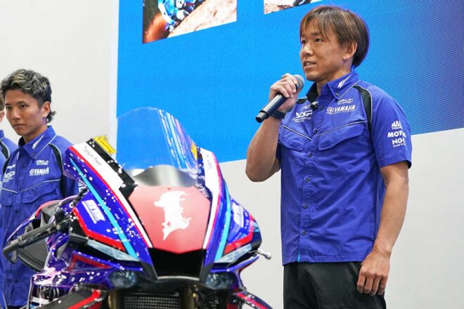 絶対王者・中須賀克行が引退決断、45歳の節目にキャリアに幕。ヤマハ、東京モーターサイクルショーで発表