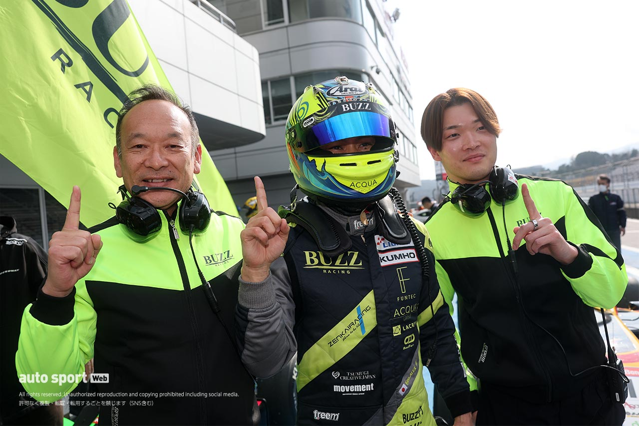 スーパーフォーミュラ・ライツ第1戦富士は三井優介が逃げ切りポール・トゥ・ウイン！ DELiGHTWORKS RACINGとともに初優勝