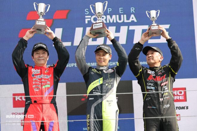 スーパーフォーミュラ・ライツ第1戦富士は三井優介が逃げ切りポール・トゥ・ウイン！ DELiGHTWORKS RACINGとともに初優勝