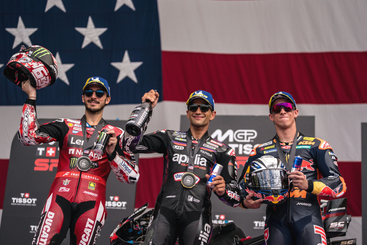 マルティンが今季初のスプリント優勝。転倒のベゼッチはランキング首位から転落／第3戦アメリカズGP