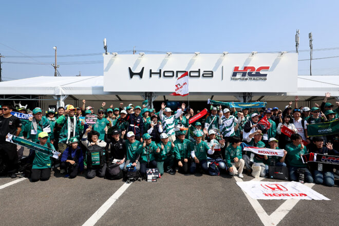 2026年F1第3戦日本GP　ホンダを応援するファンたち