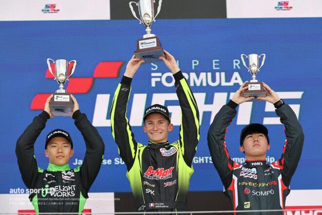 全日本スーパーフォーミュラ・ライツ選手権第2戦富士はエヴァン・ジルテールが初優勝を飾る