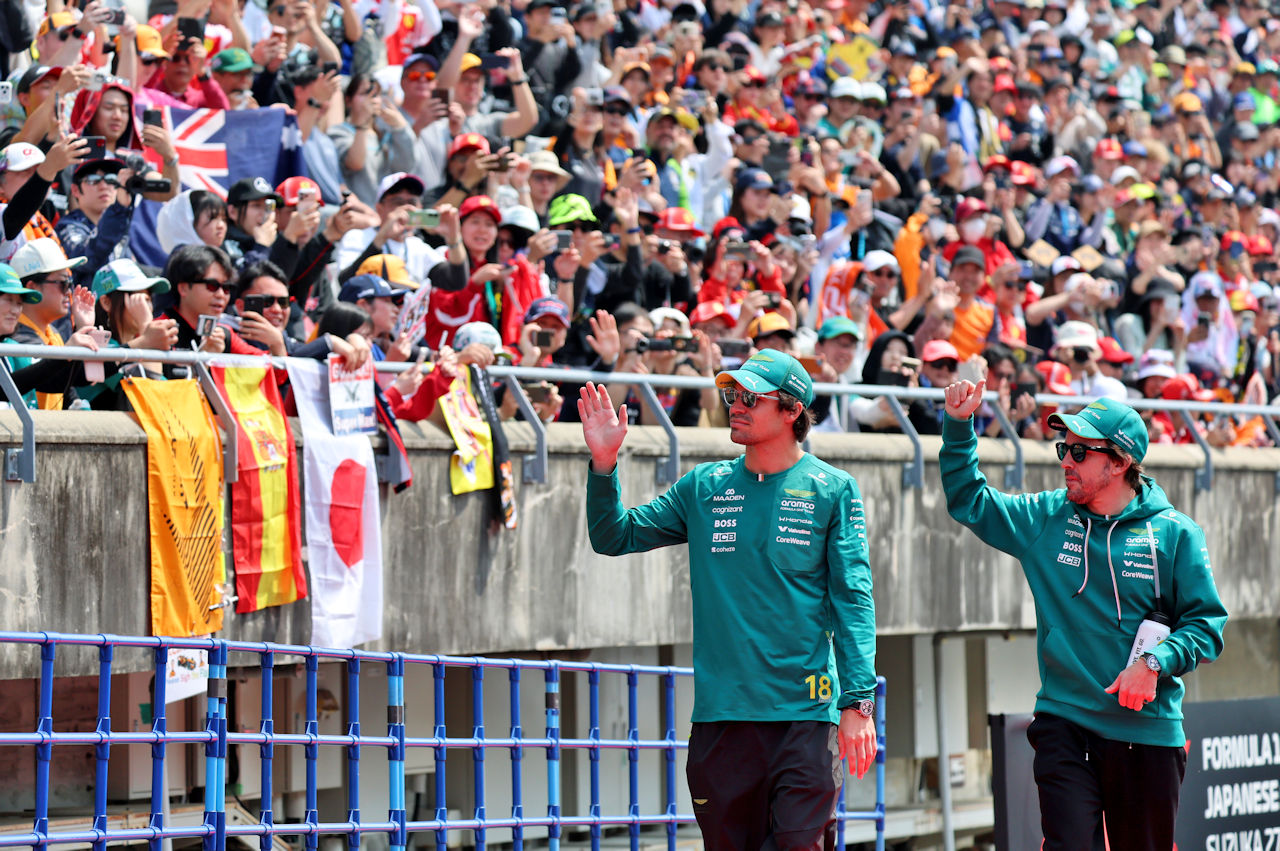 フェルナンド・アロンソとランス・ストロール（アストンマーティン）