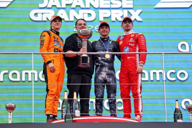 2026年F1第3戦日本GP　表彰式