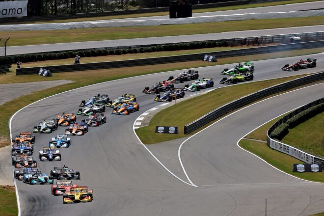 2026年インディカー第4戦のスタートシーン