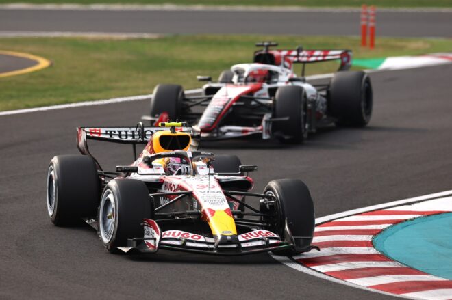 リアム・ローソン（レーシングブルズ）とエステバン・オコン（ハース）