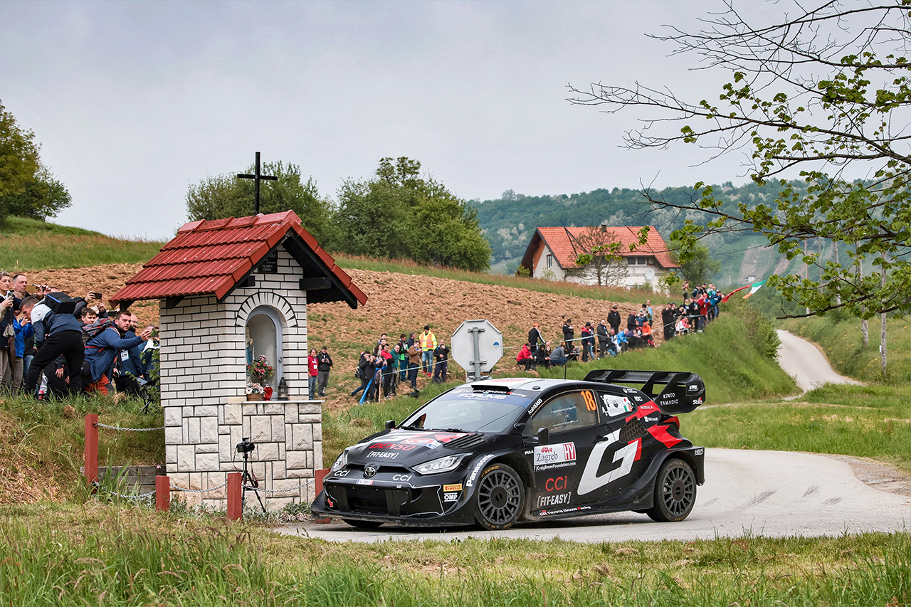 勝田貴元（トヨタGRヤリス・ラリー1）　2024年WRC第4戦クロアチア・ラリー