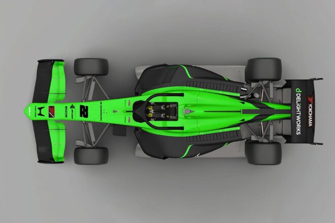 DELiGHTWORKS RACINGがスーパーフォーミュラ参戦体制とカラーリングを発表「全身全霊をかけて走る」松下信治も意気込み