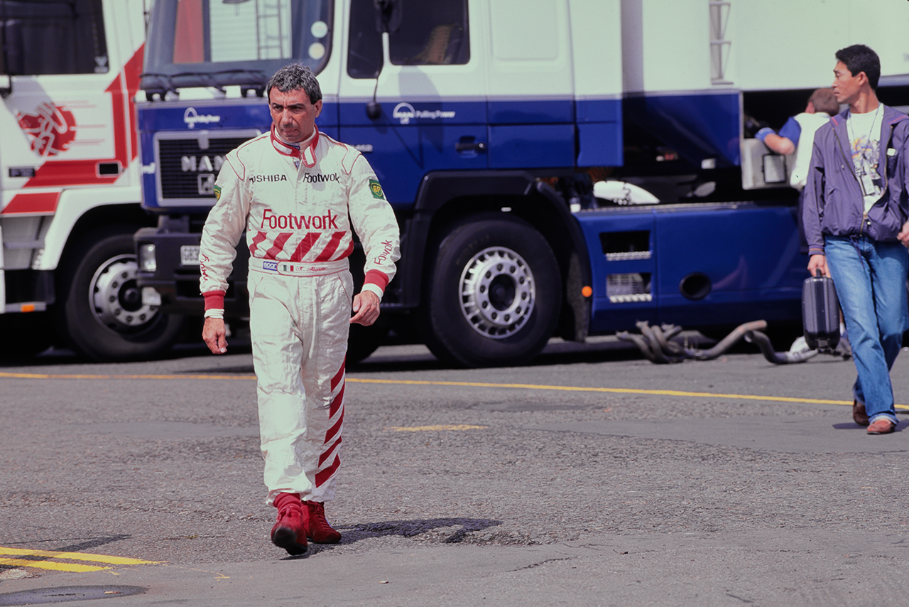 1990年〜1992年F1にフットワークから参戦したミケーレ・アルボレート