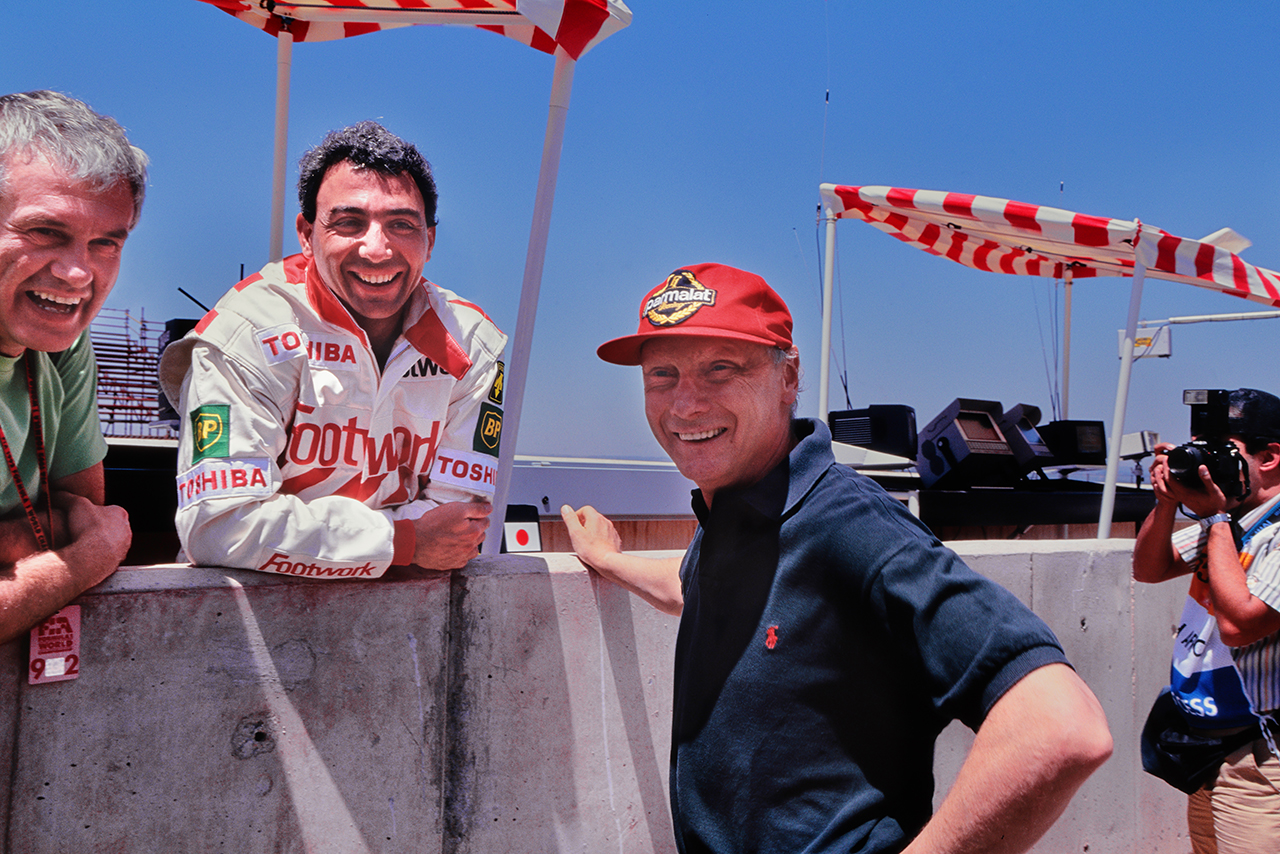 ミケーレ・アルボレートとニキ・ラウダ