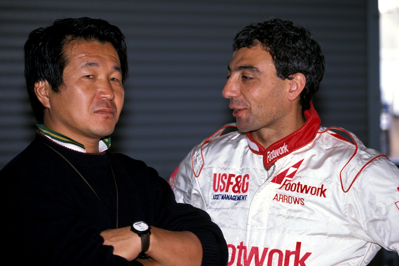 フットワークを率いた大橋渡氏とミケーレ・アルボレート