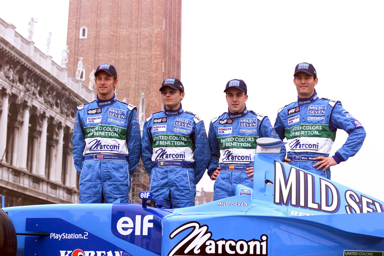 2001年ベネトンのF1体制発表