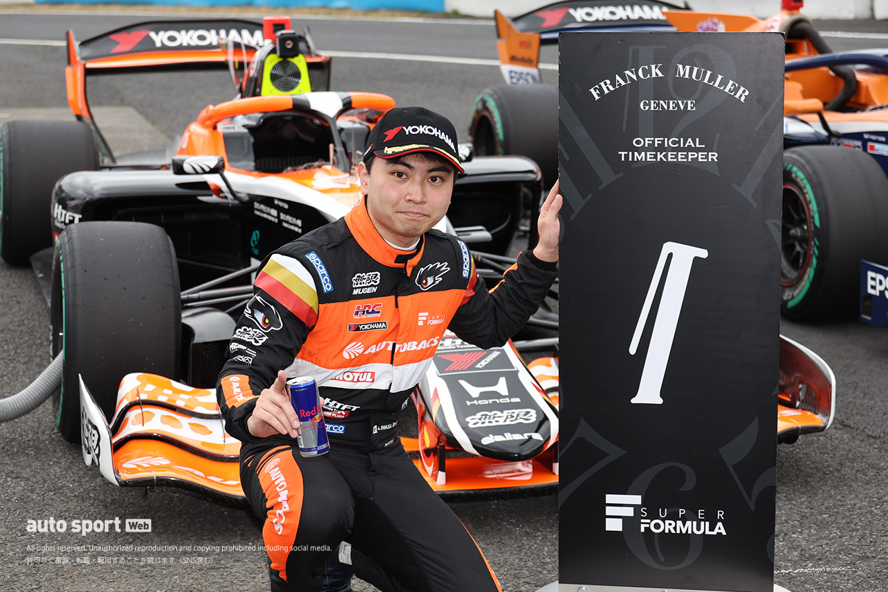 王者・岩佐歩夢が開幕ポールを獲得。ルーキー野村勇斗が5番手に食い込む【スーパーフォーミュラ第1戦もてぎ予選レポート】