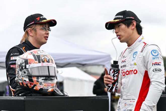 もてぎで初PPの太田「一番うまく走れた」。2番手大湯は不完全燃焼、3番手岩佐は「決勝はいける」【第2戦もてぎ予選会見】