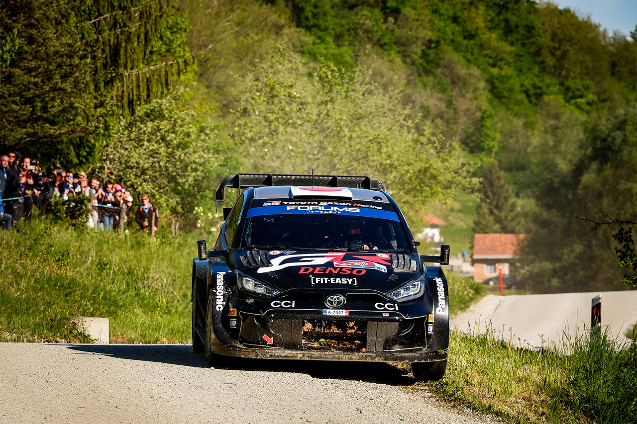 2024年大会の様子　勝田貴元（トヨタGRヤリス・ラリー1）