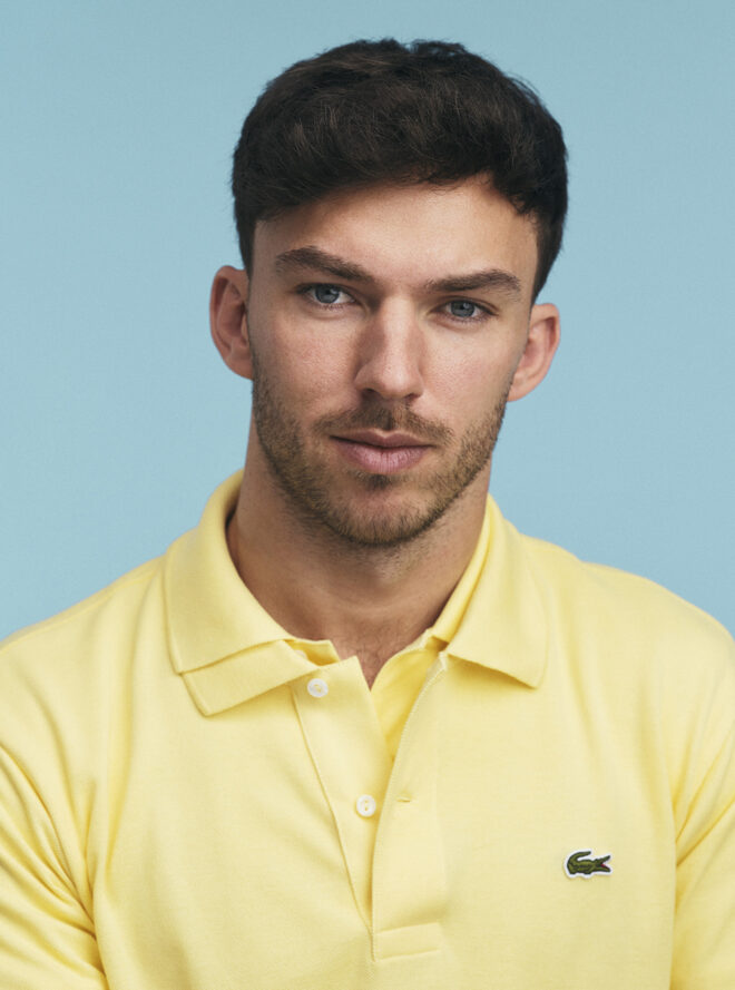 ラコステのアンバサダーに就任したピエール・ガスリー