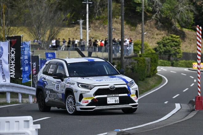 新井大輝が『SAGA RALLY』の初代ウイナーに。2位と1分差の独走で開幕2連勝／全日本ラリー
