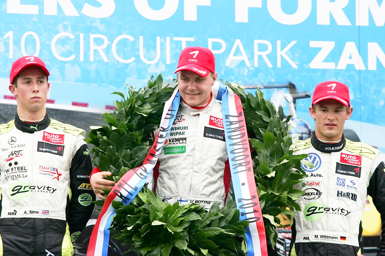 2010年マスターズF3で2連覇を果たしたバルテリ・ボッタス（ARTグランプリ）