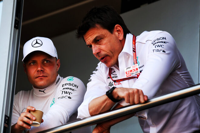 バルテリ・ボッタスのF1キャリア構築にはトト・ウォルフの存在が欠かせなかった（2018年撮影）